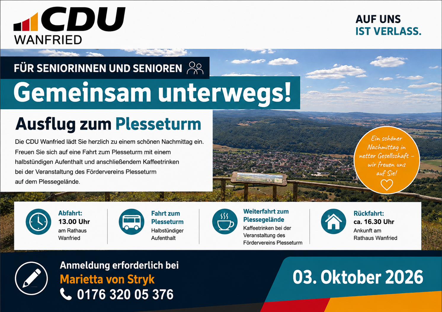 Ausflug zum Plesseturm