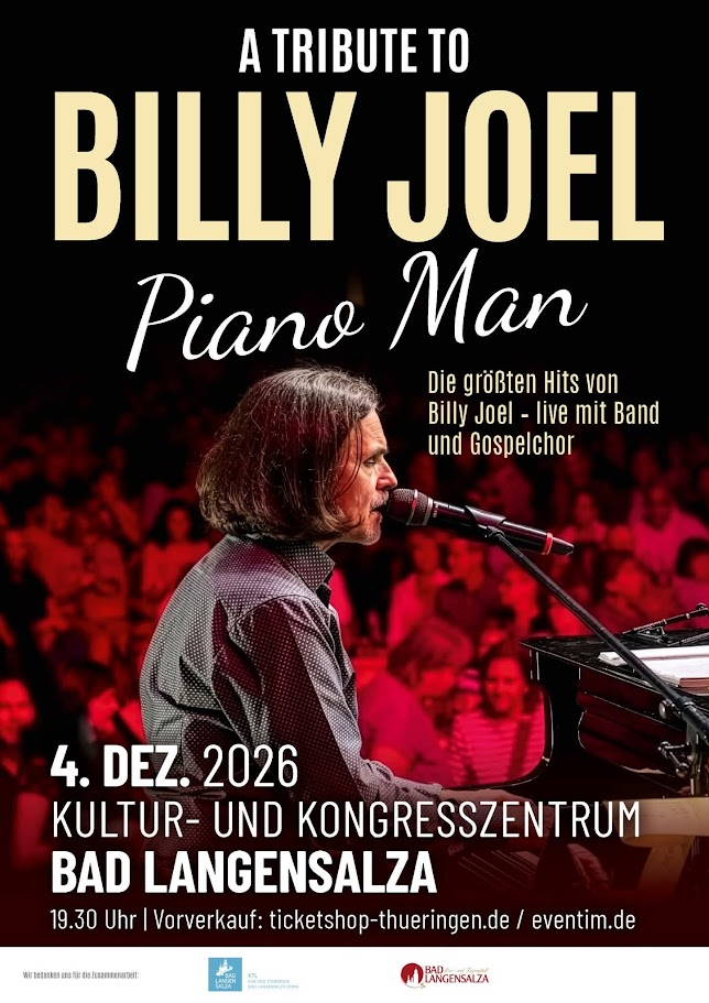 PIANO MAN - Songs von Billy Joel mit Band und Chor