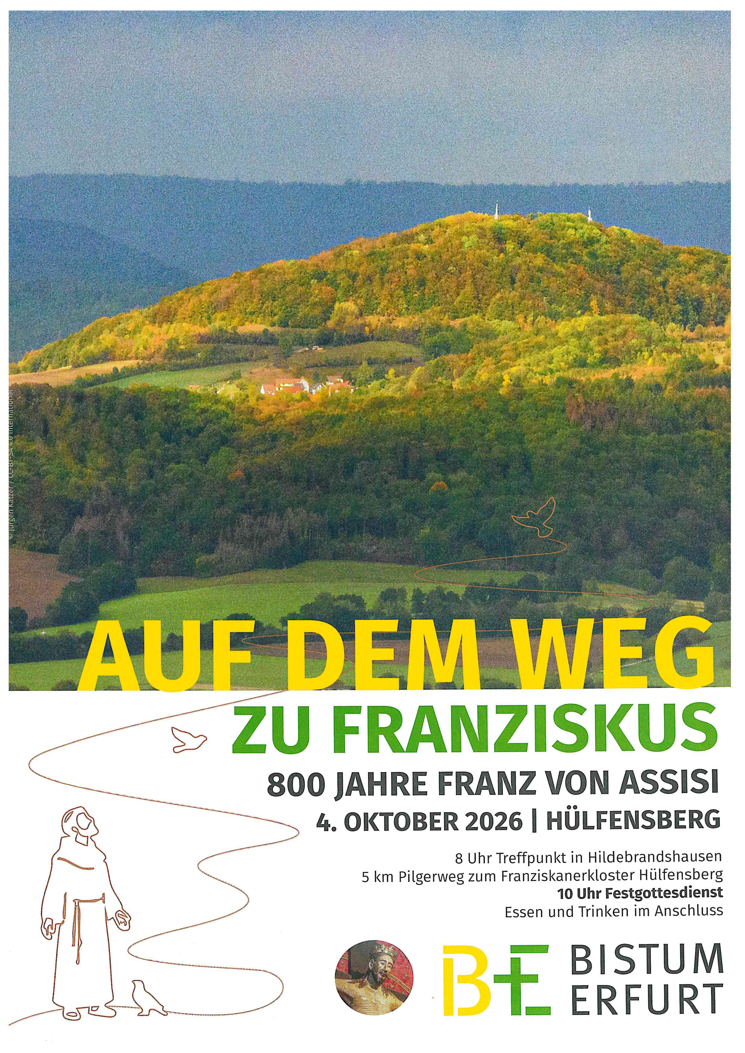 Auf dem Weg zu Franziskus - 800 Jahre Franz von Assisi
