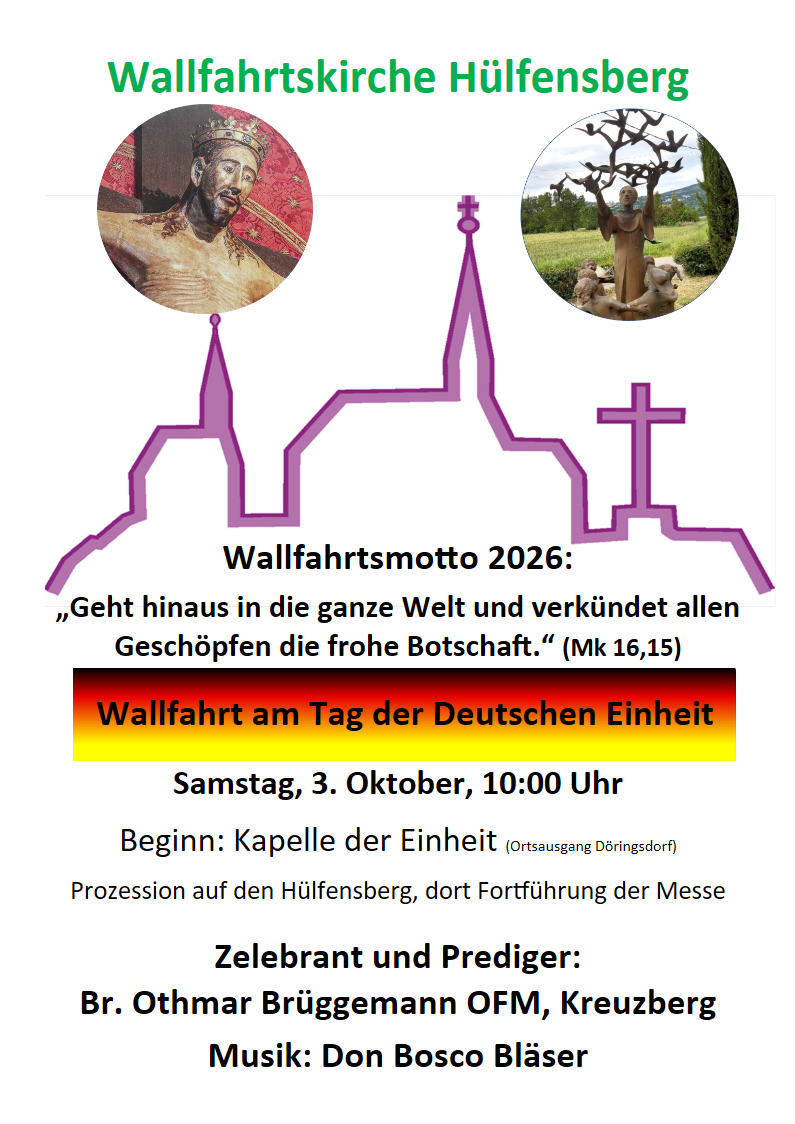 Wallfahrt am Tag der Deutschen Einheit